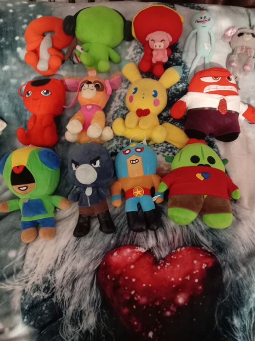 В продаже мягкие игрушки (Бравл, стикмен, Тикки)