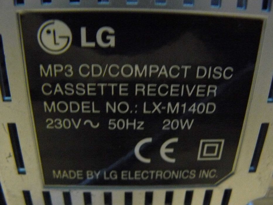 Wieża LG z rds i mp3 kolumny Pilot komplet