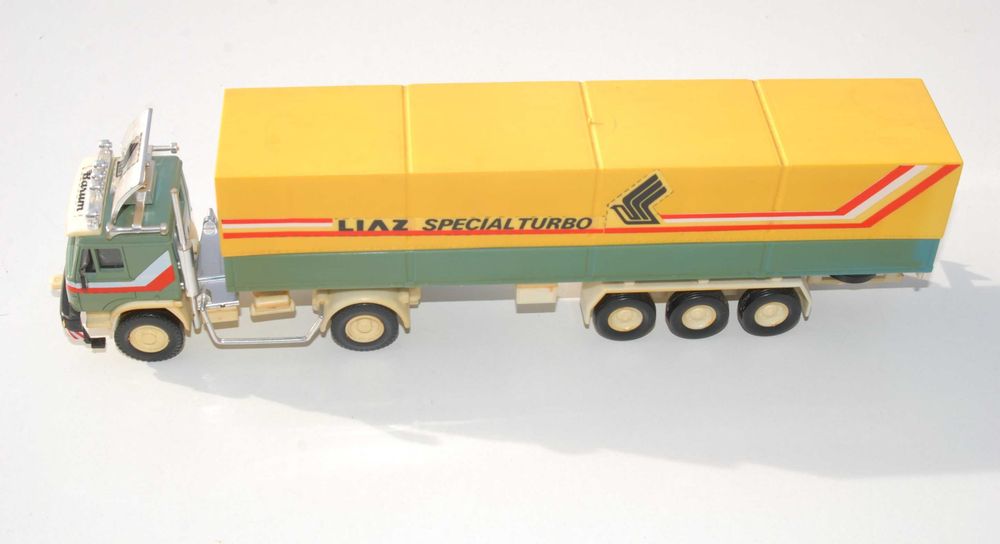Stara Zabawka ciężarówka TIR Liaz  Camion Monti System KZ Semily