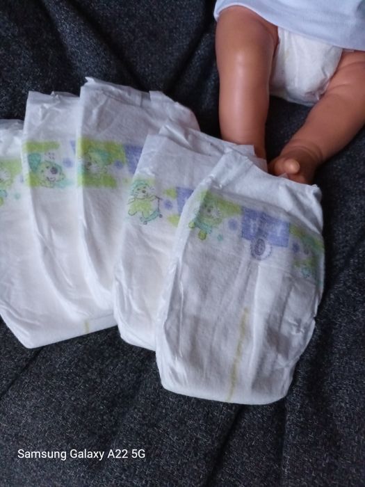 Pieluszki dla lalek. Reborn też. 43 cm