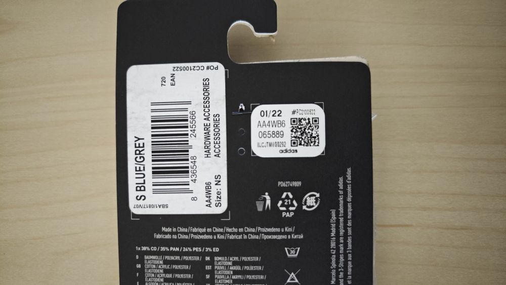 Pulsos elásticos Adidas Padel Ténis Running