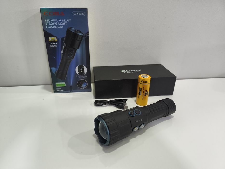 Lanterna Led Laser TG Wick Coba CB-F607x