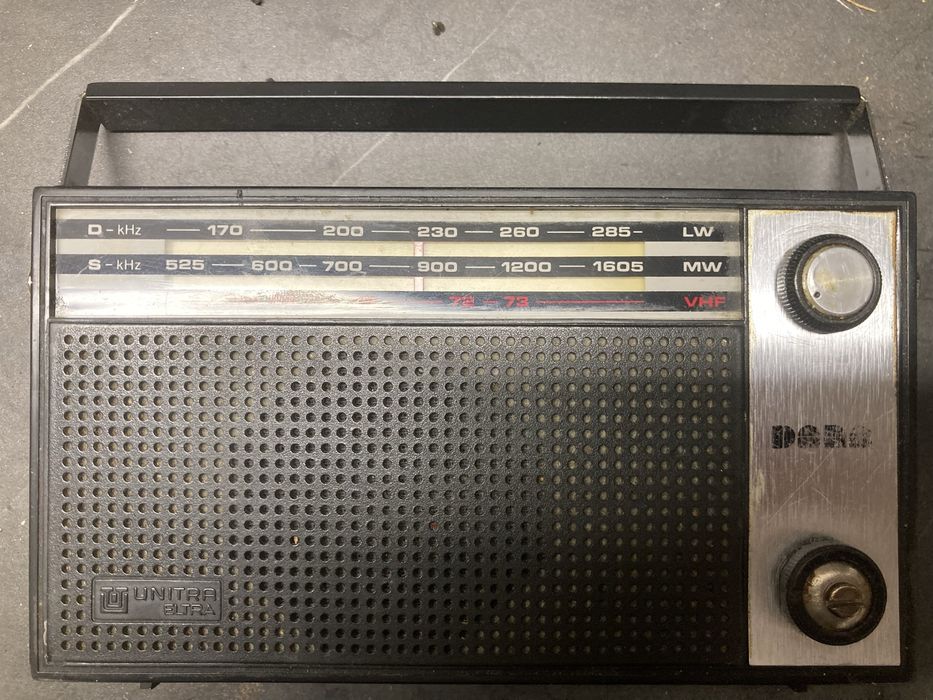 Radia PRL 4szt różne