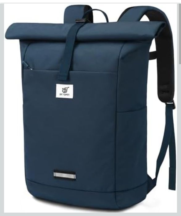 SKYSPER Rolltop plecak dla mężczyzn i kobiet, z kieszenią na laptopa