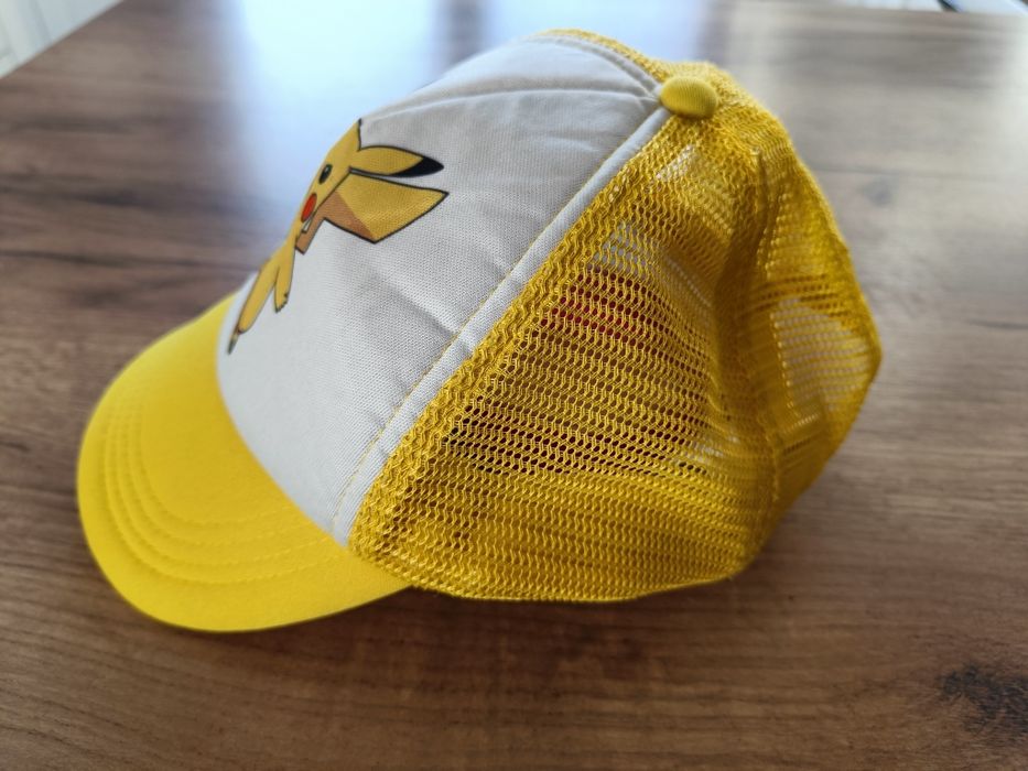 Żółta czapka z daszkiem chłopięca, Pikachu Pokemon, H&M