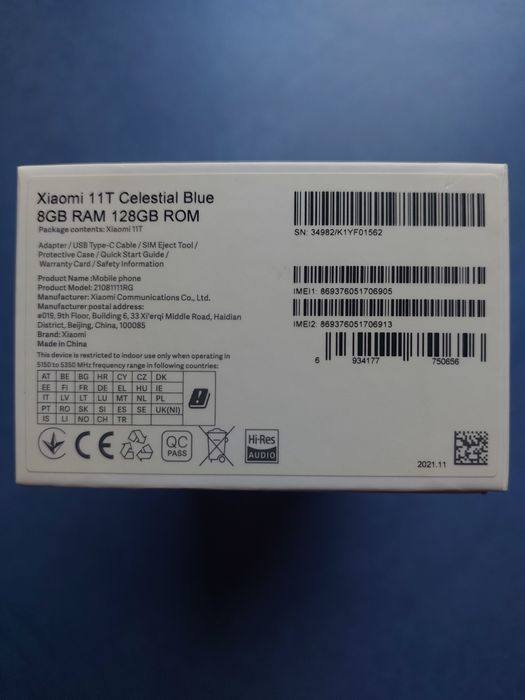 Смартфон Xiaomi 11Т