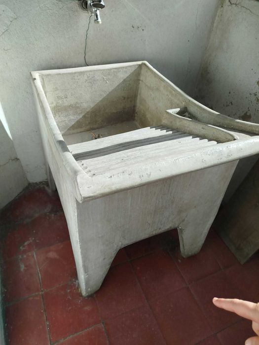 Tanque cimento lavar roupa