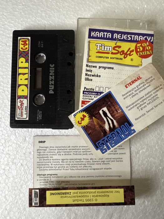 Drip - gra na Commodore 64 C64 TimSofi