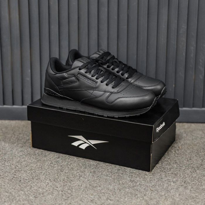Кроссовки Reebok Classic All Black Мужские оригинал новые