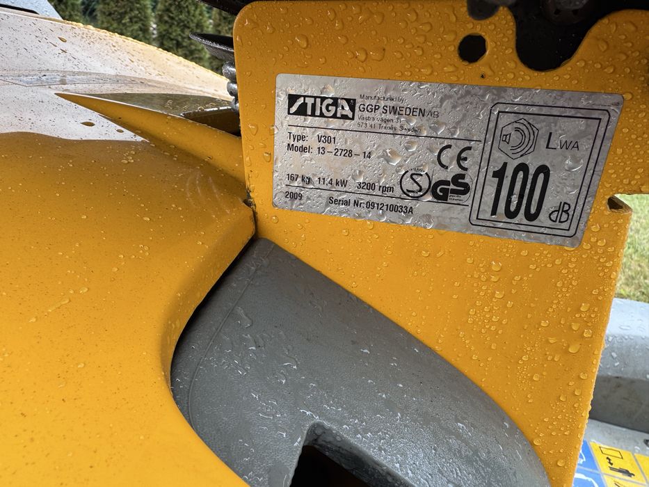 Stiga villa silent   15.5 hp honda GXV