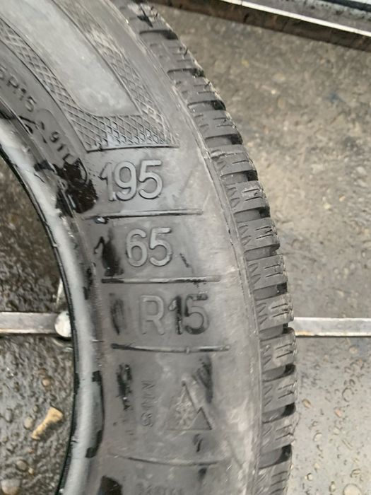 Шини 195/65 R15 Kleber пара  зима 2022 рік 7 мм
