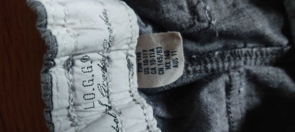 Spodnie chłopięce szare H&M rozm. 146