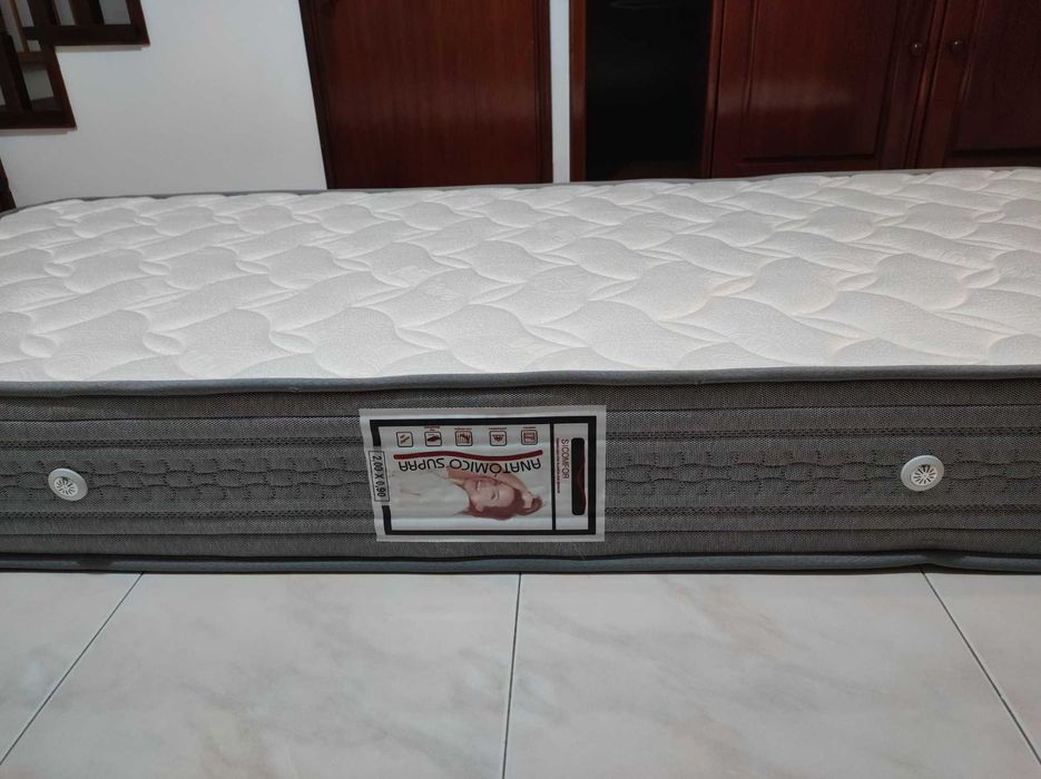 Colchão 90x200 Espuma Poliuretano Alta densidade