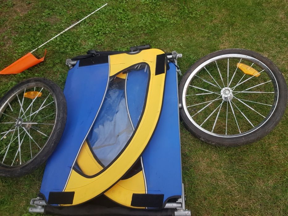 Wózek do roweru riksza przyczepka rowerowa