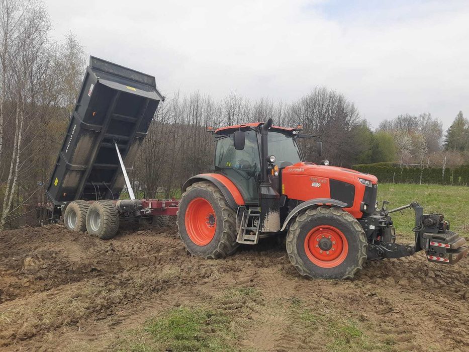Usługi ciągnikami, ciągnikiem, transport, wywóz gruzu, koszenie