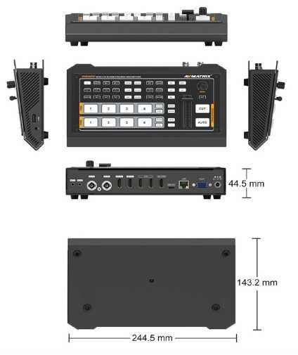AVMATRIX HVS0403U - Switcher / Mesa Vídeo
