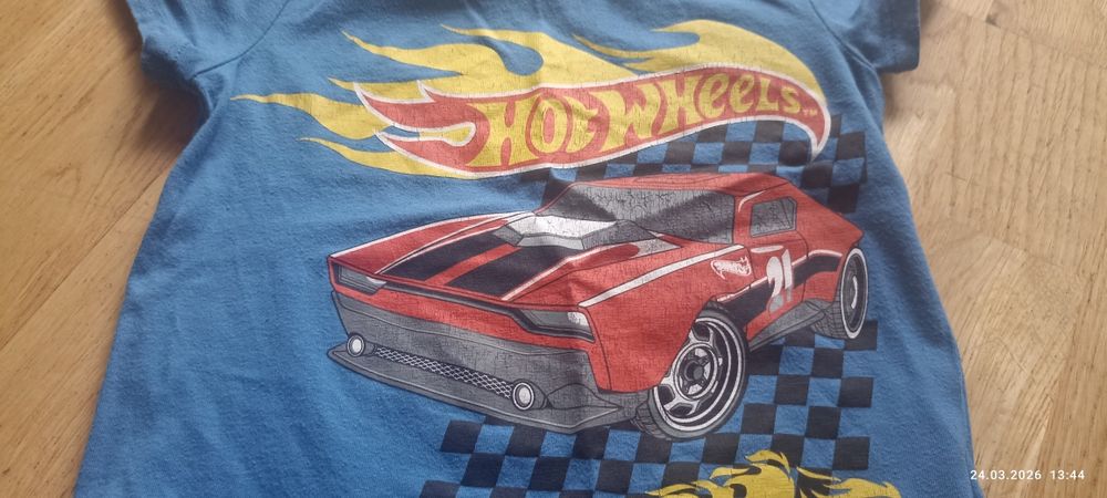 Pidżama dla chłopca hot wheels 98/104