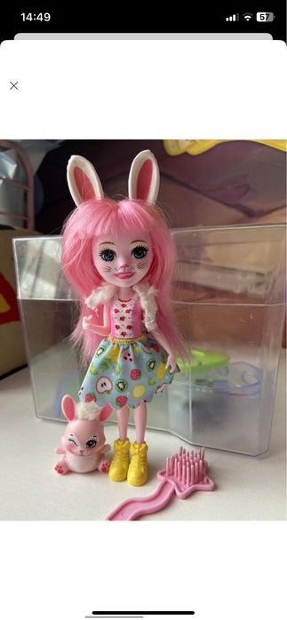 Лялька enchantimals (енчантімалс) кролик брі