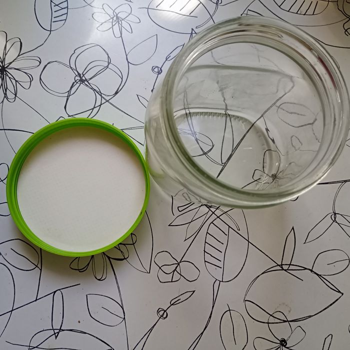 Банка скляна 400мл з кришкою