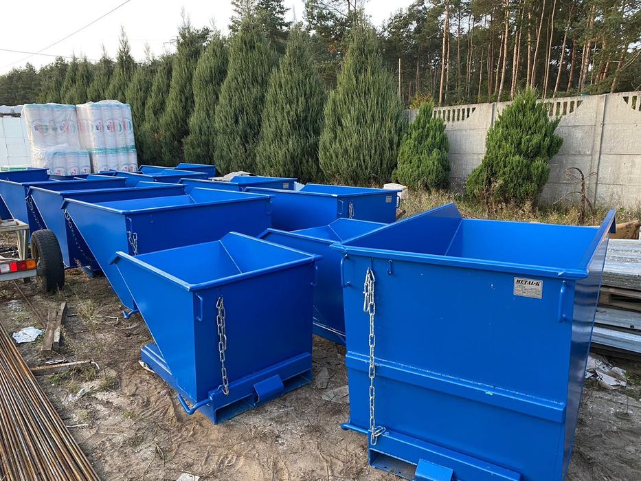 TK 1500 pojemnik samowyładowczy do wózka widłowego koleba koliba