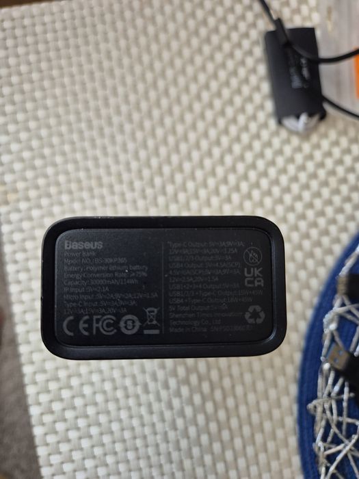 Powerbank Baseus 65W 30000mah