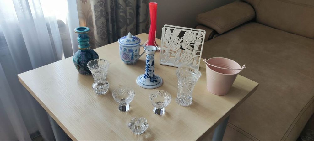 Молочник фарфор IKEA Синий лук тарелка чашка хрусталь