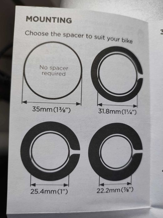 Rowerowy uchwyt OUT FRONT MOUNT-sam uchwyt