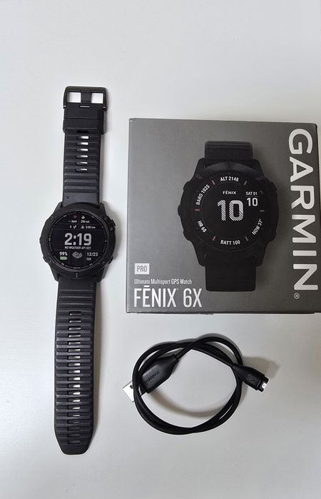 Relógio Garmin 6 Fénix 6X Pro
