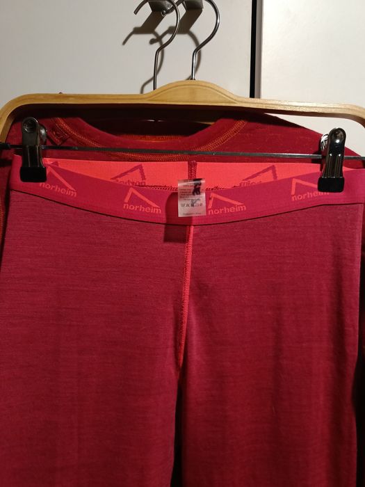 Komplet termiczna bielizna getry plus bluzka longsleeve gratis merino