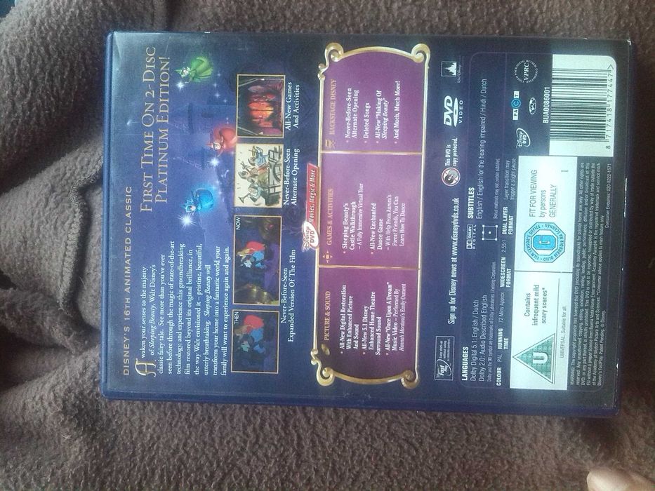 Bela adormecida DVD inglês 50 aniversário