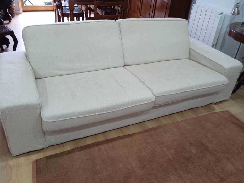 Sofá 3 lugares c/ chaise long kivik IKEA