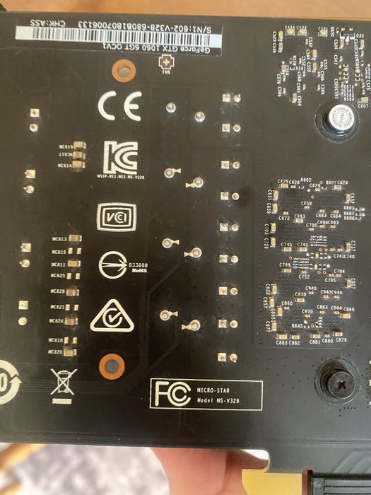 Видеокарта MSI GeForce GTX 1060 3GB
