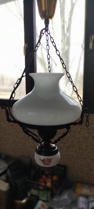 Люстра с плафоном винтаж