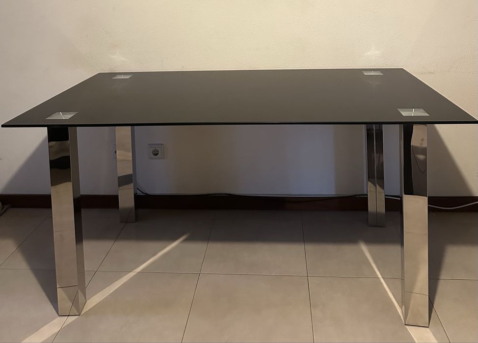 Mesa De Jantar De Vidro