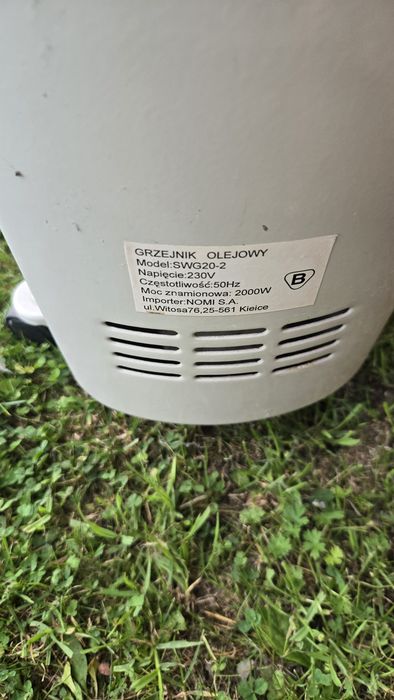 Grzejnik olejowy