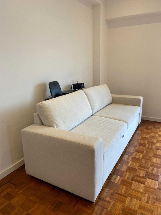 sofá cama semi novo
