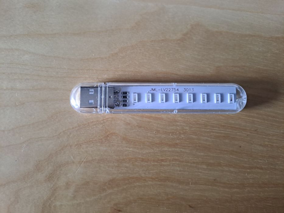Luz led azul para tv
