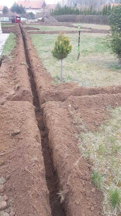 Usługi koparką łańcuchową