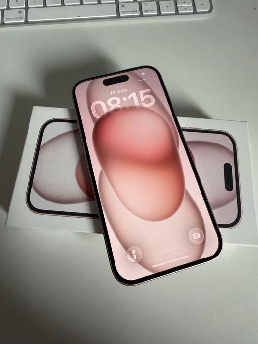 # iPhone 15 128gb Pink 95% Stan Idealny
