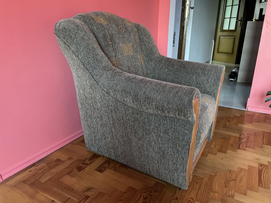 Piękny elegancki fotel stan jak nowy