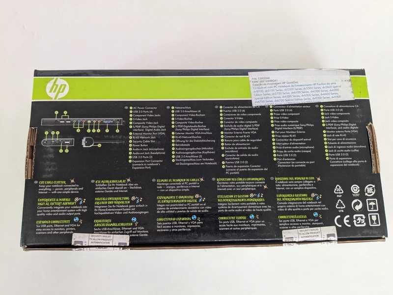 HP Notebook QuickDock ES632AA para Pcs Portáteis Nova na Caixa