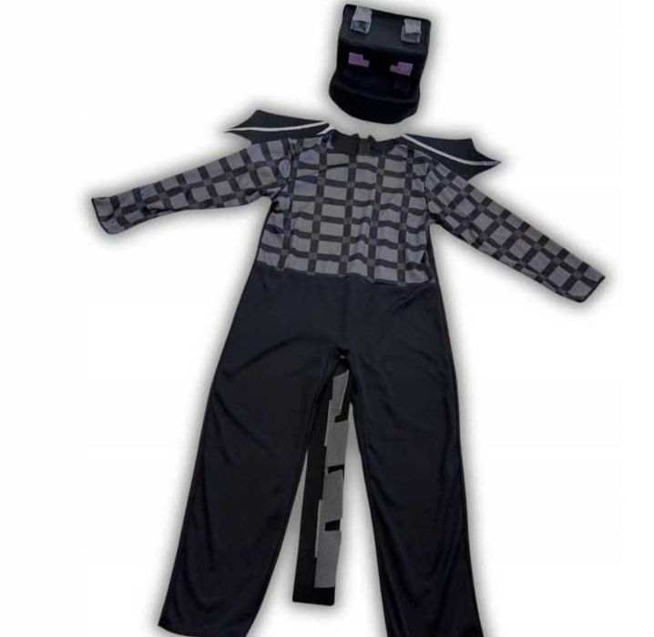 Strój karnawałowy SMOK kostium na bal 110-120 MINECRAFT