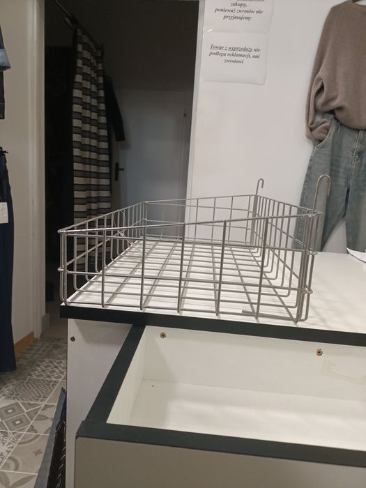 2x Kosz na kratę expozycję ekspozycję 74cmx27cmx16cm i  62cmx33cmx10