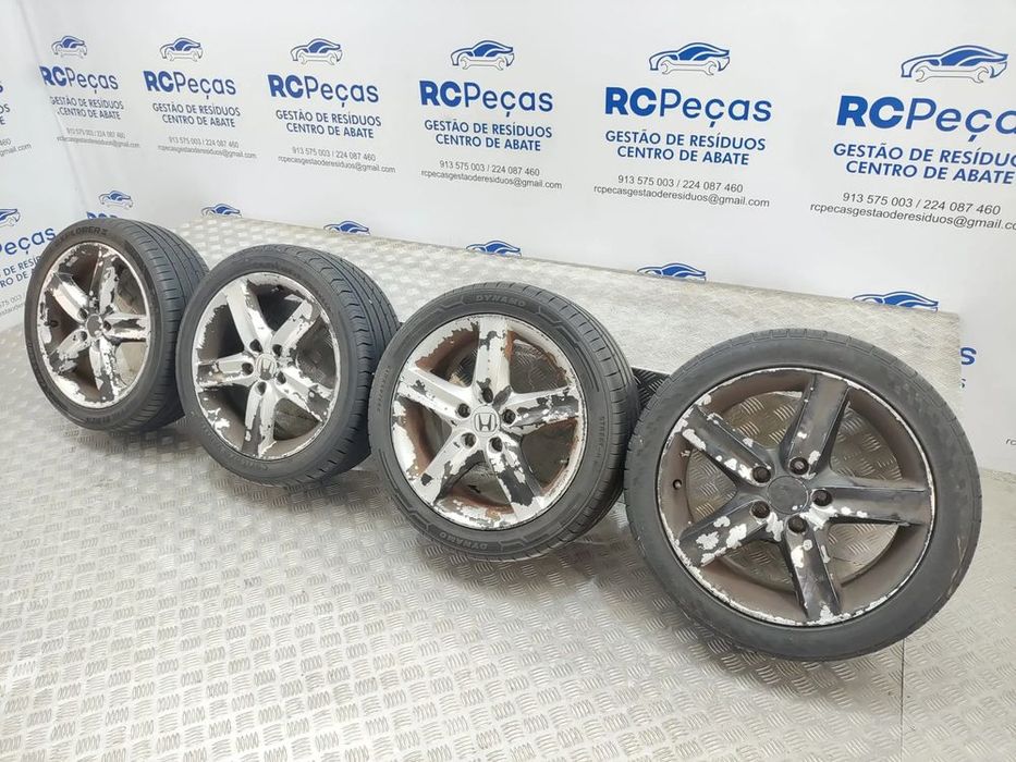 Conjunto Jantes 17 Originais Honda Civic 8 VIII FK 7J ET55 5x114,3J