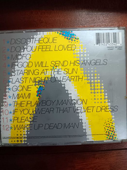 CD  de banda U2  Pop