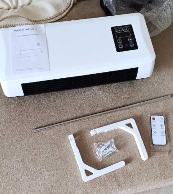 настінний тепловентилятор з сушкою пультом обігрівач дуйка LED дисплей