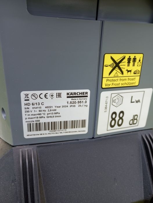 Nowa Myjka Karcher Pro  HF 6/13C PLUS