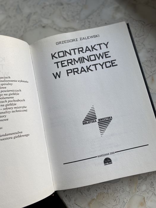 Ciekawa książka Kontrakty terminowe w praktyce  Grzegorz Zalewski