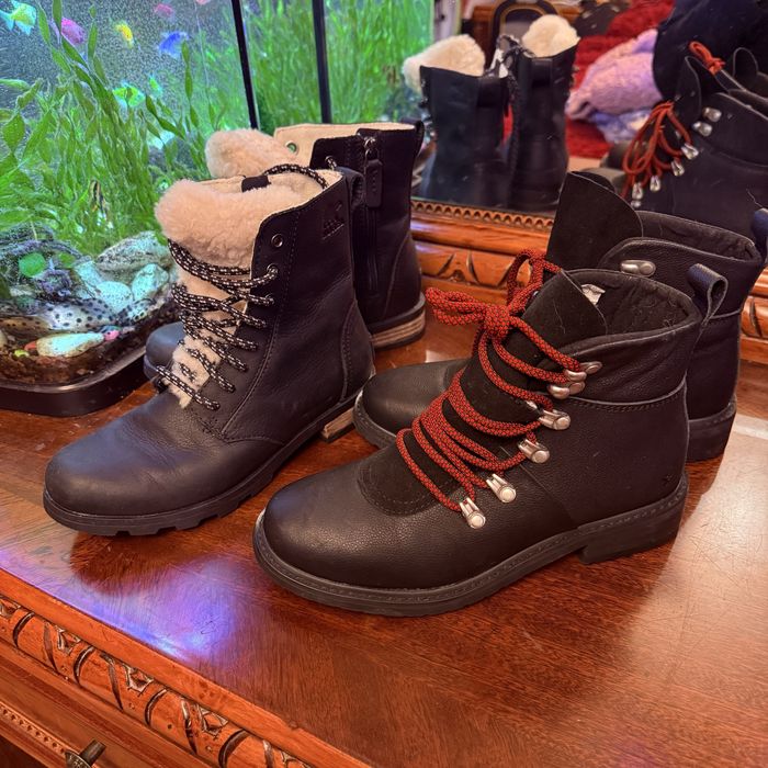 зимові сапоги угги натуральна шкіра, хутро з EU - emu australia, sorel