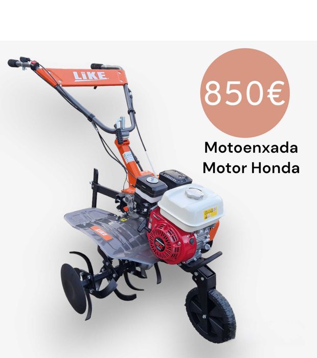 Motoenxada Com Motor Honda GX160 SUPER CAMPANHA